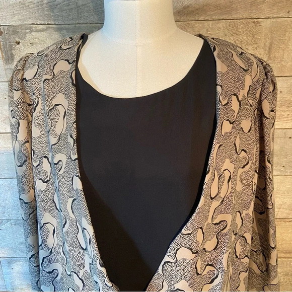 Vintage Camillia women’s taupe drop  waist‎ dress in size 10 - Picture 5 of 13